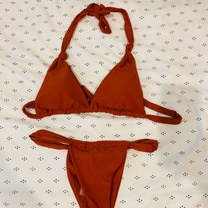 Brick red bikini SET! 👏🏼
